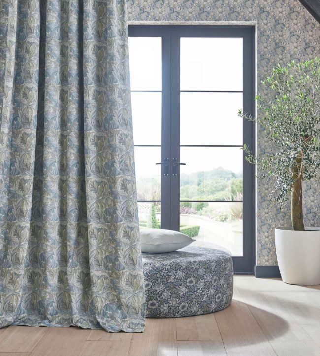 Acanthus Fabric - Slate/Dove - F1681/03 - Clarke & Clarke