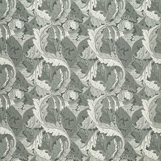 Acanthus Jacquard Fabric - Slate - F1740/05 - Clarke & Clarke