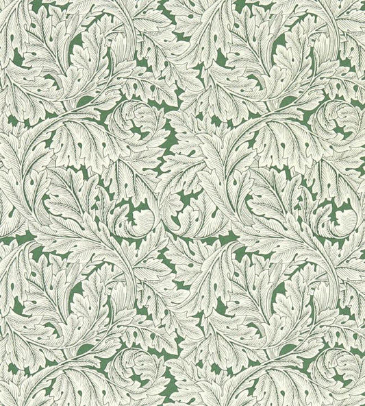 Acanthus Wallpaper - Sage - W0175/01 - Clarke & Clarke - Morris Wallpaper