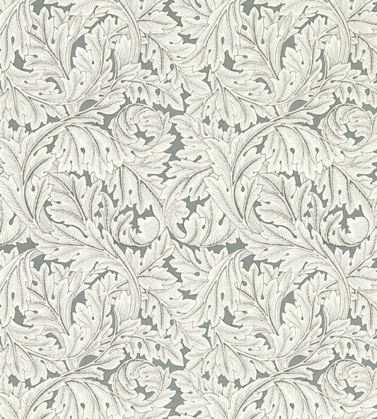 Acanthus Wallpaper - Slate - W0175/02 - Clarke & Clarke - Morris Wallpaper