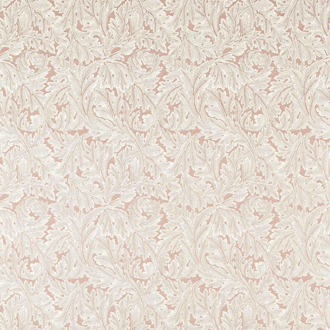 Acanthus Weave Fabric - Blush - Clarke & Clarke - F1741/01 - Morris Wallpaper