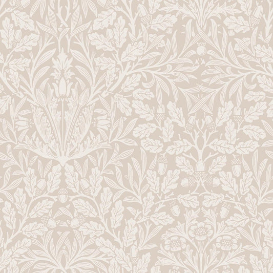 140491 - Acorn Wallpaper - Hessian - William Morris