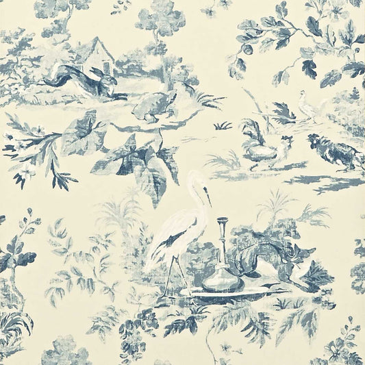 Aesop’s Fables Wallpaper - Blue - DCAVAE103