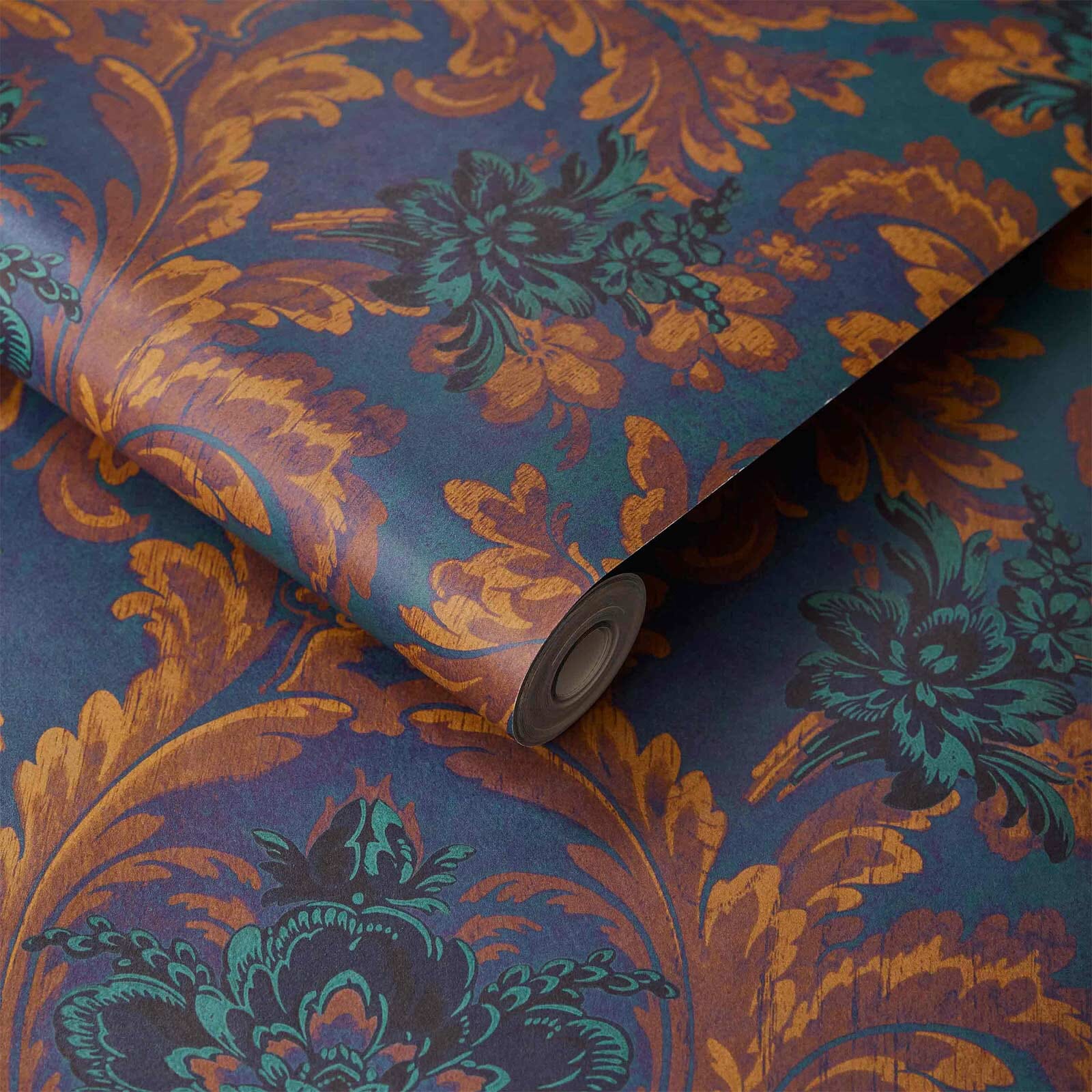 Amarantha Wallpaper - Ink - House of Hackney - 1-WA-AMA-DI-INK-XXX - Morris Wallpaper
