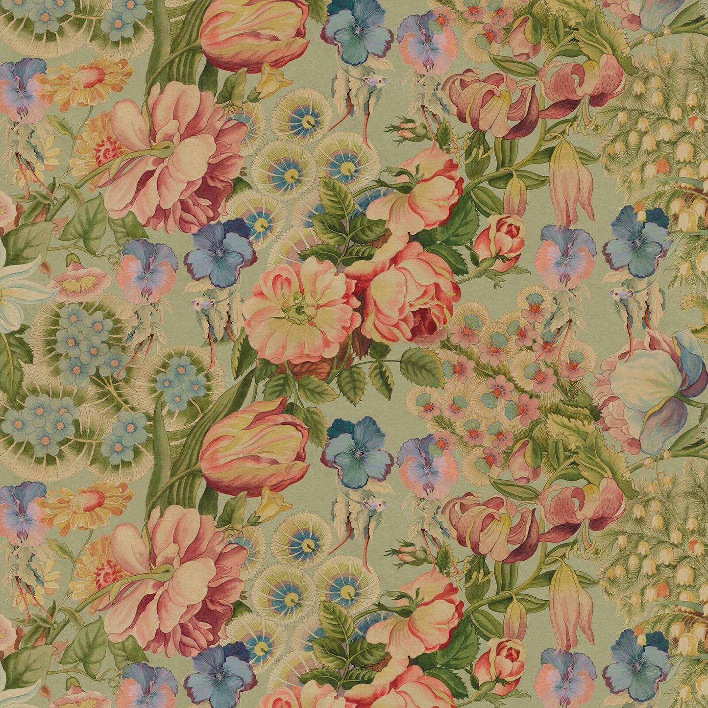 Amatoria Wallpaper - Apple - House of Hackney - 1-WA-AMT-DI-APP-XXX - Morris Wallpaper