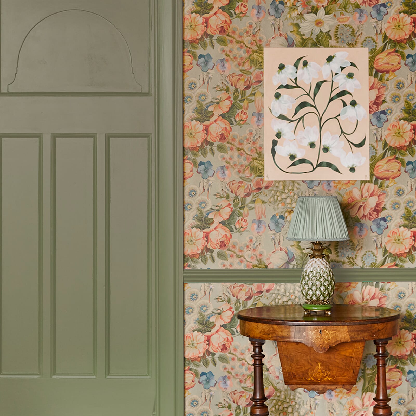 Amatoria Wallpaper - Apple - House of Hackney - 1-WA-AMT-DI-APP-XXX - Morris Wallpaper
