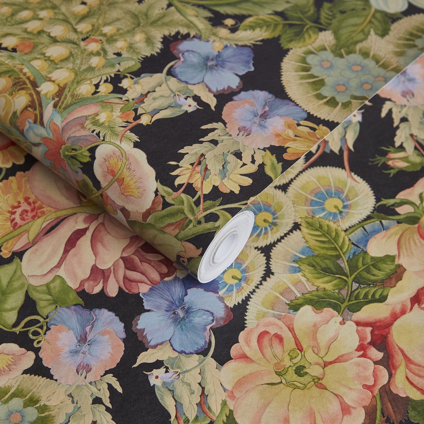 Amatoria Wallpaper - Noir - House of Hackney - 1-WA-AMT-DI-NOI-XXX - Morris Wallpaper