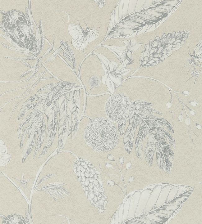 Amborella Wallpaper - Jute - HGAT111221 - Harlequin - Morris Wallpaper