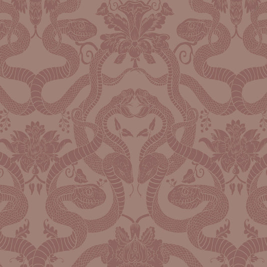 Anaconda Wallpaper - Dusky-Pink - House of Hackney - 1-WA-ANC-TR-PNK-XXX-001 - Morris Wallpaper