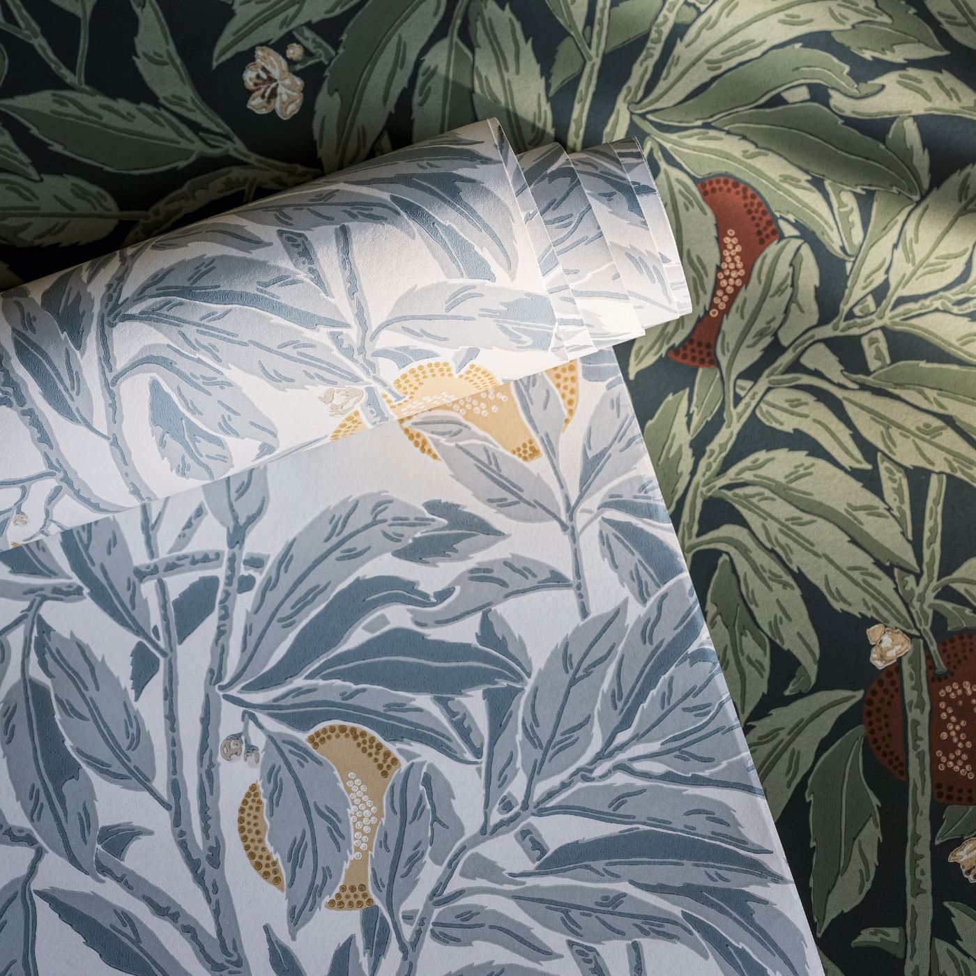 Ancient Apple Orchard Wallpaper - Wedgwood - Sanderson - DHIP217493 - Morris Wallpaper