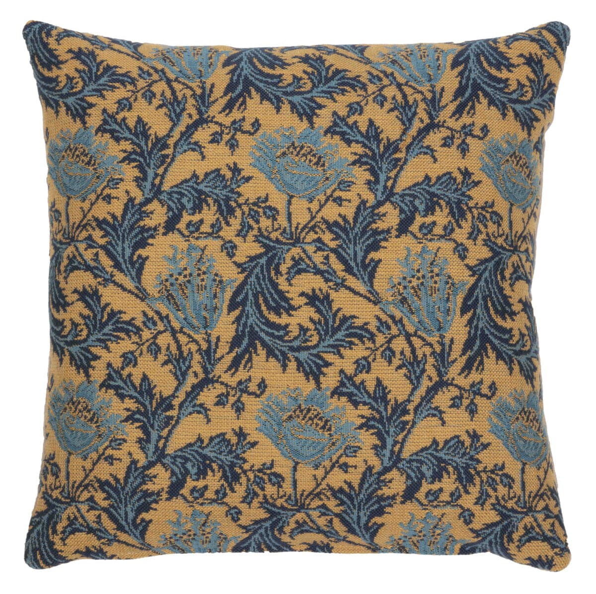 Anemones Cushion with Feather Filler - Hines - 829M - Morris Wallpaper