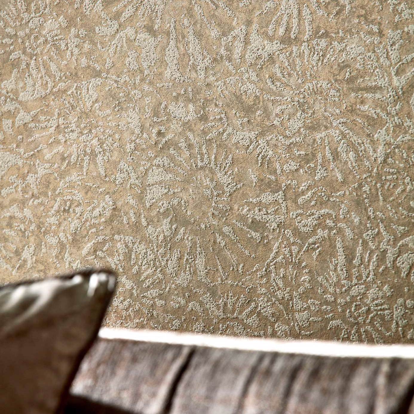 Anthology Ammonite Wallpaper - Sandstone - Harlequin - EANW112561 - Morris Wallpaper