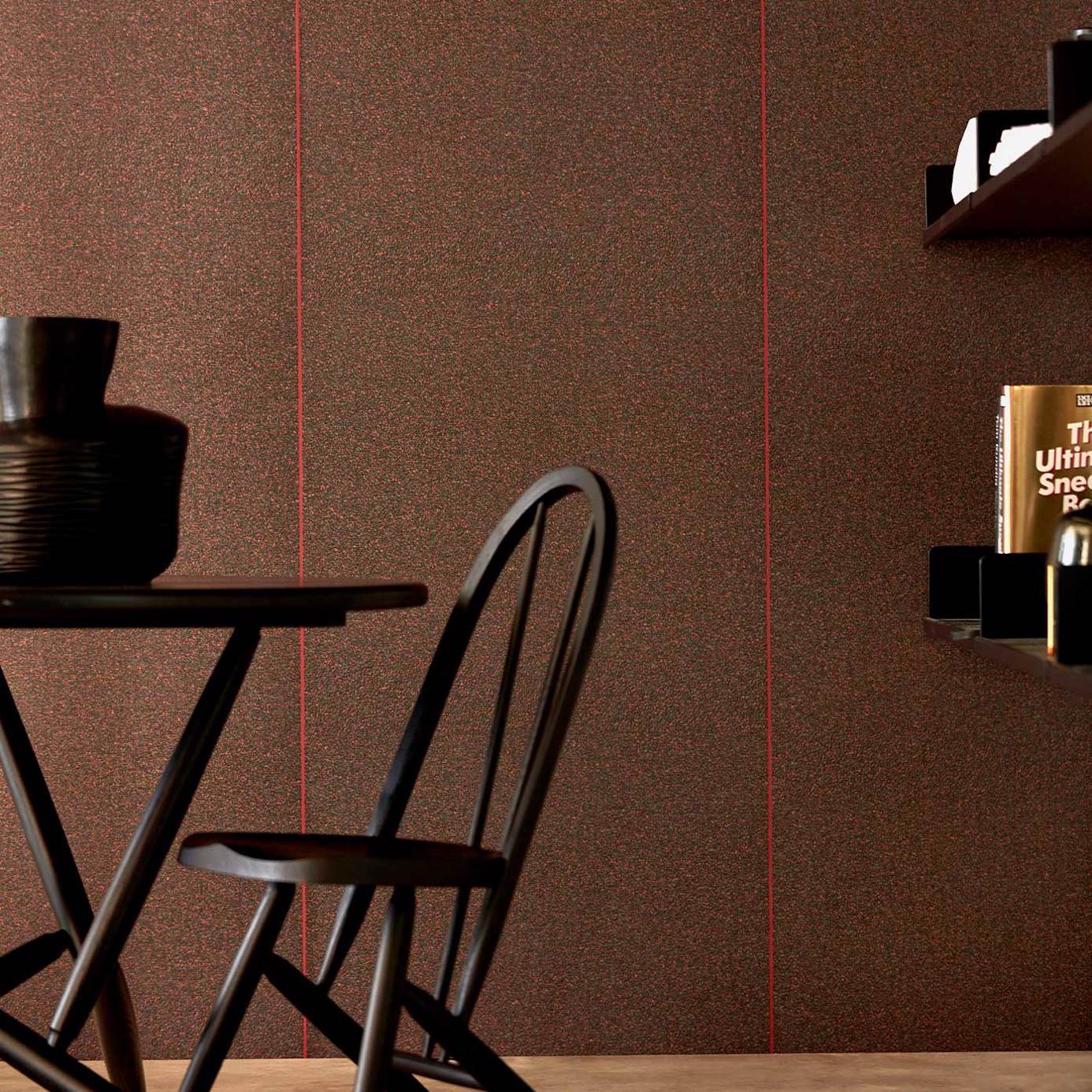 Anthology Beaded Brutalist Stripe Wallpaper - Slate - Harlequin - EANW112571 - Morris Wallpaper