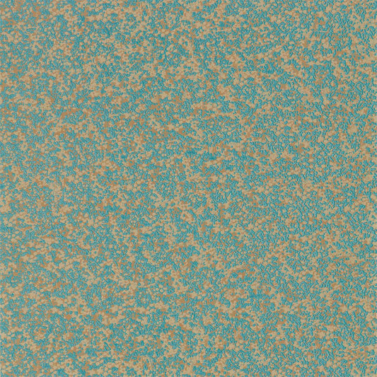 Anthology Coral Wallpaper - Teal/Gold - EANV111869 - Harlequin - Premier Wallcovering