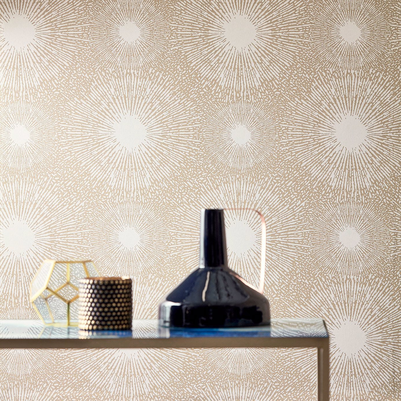 Anthology Perlite Wallpaper - Lapis / Copper Ore - Harlequin - EVIW112068 - Morris Wallpaper