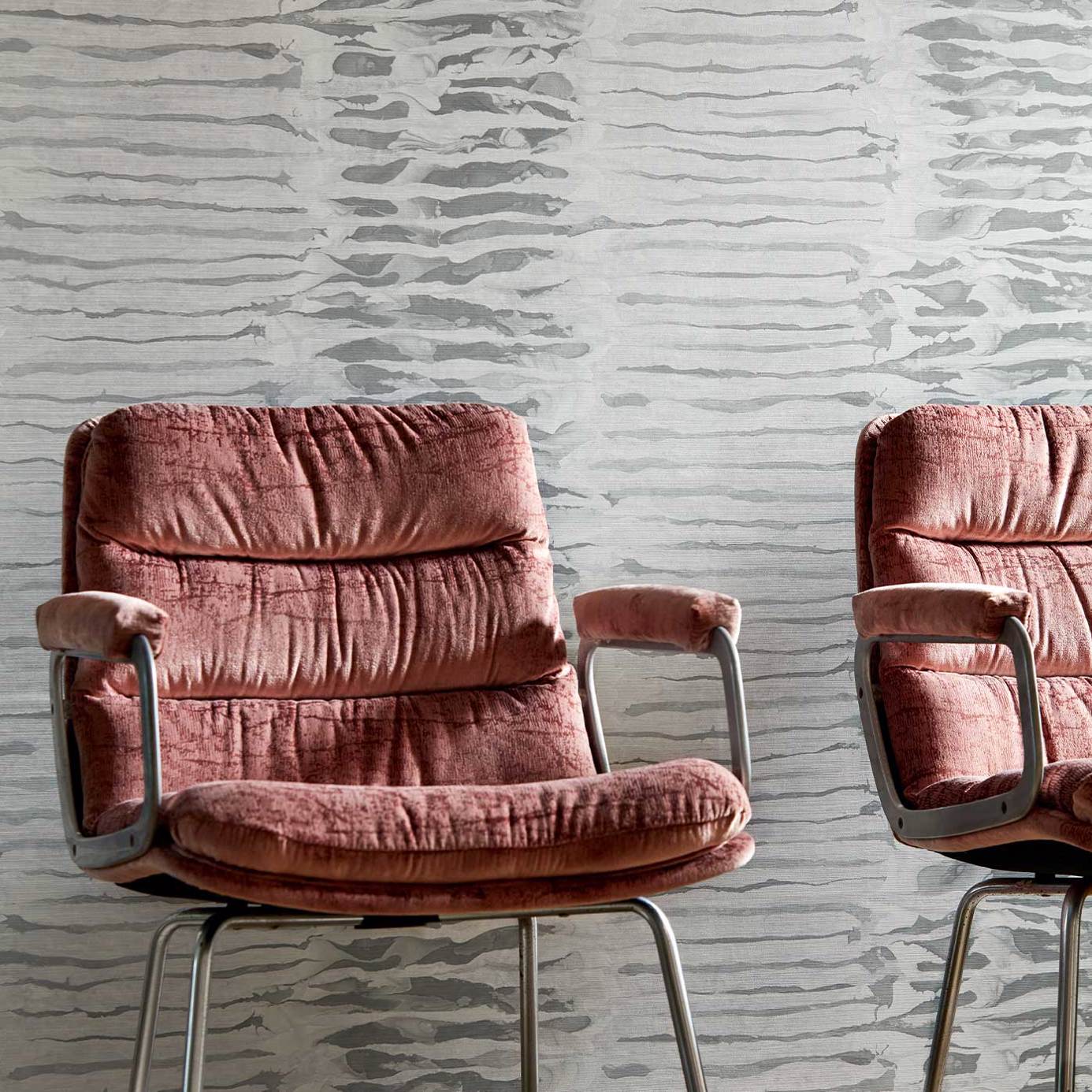Anthology Ripple Stripe Wallpaper - Sandstone - Harlequin - EANW112578 - Morris Wallpaper