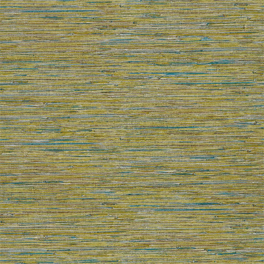 Anthology Seri Wallpaper - Citrus/Teal - Harlequin - EANV111867 - Morris Wallpaper