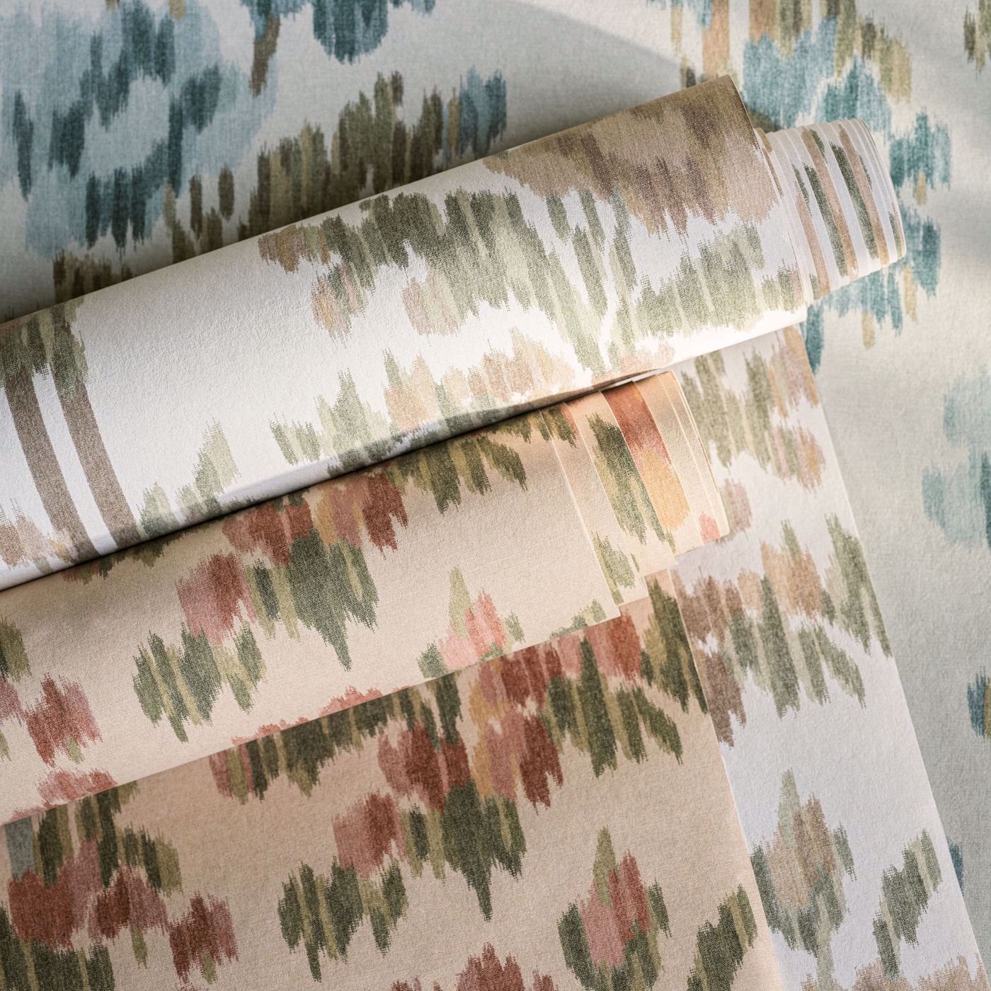 Apothecary Rose Wallpaper - Ether Blues - Sanderson - DHIP217496 - Morris Wallpaper