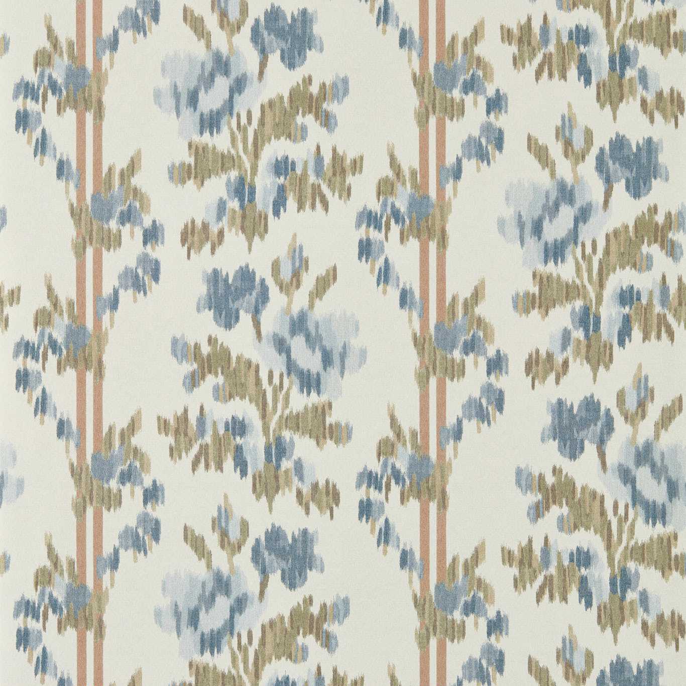 Apothecary Rose Wallpaper - Ether Blues - Sanderson - DHIP217496 - Morris Wallpaper