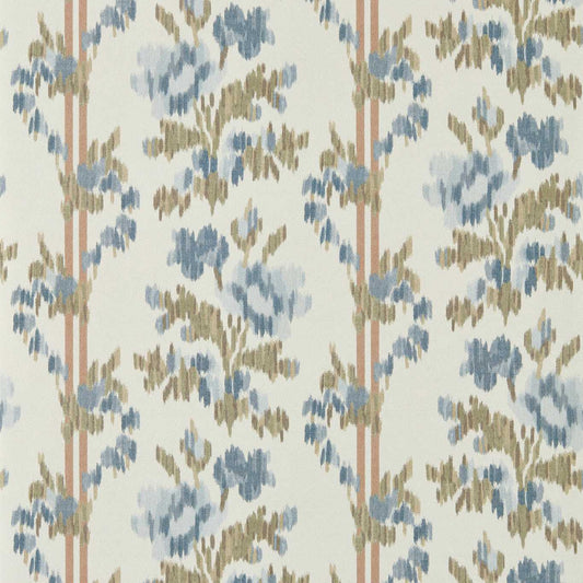 Apothecary Rose Wallpaper - Ether Blues - Sanderson - DHIP217496 - Morris Wallpaper