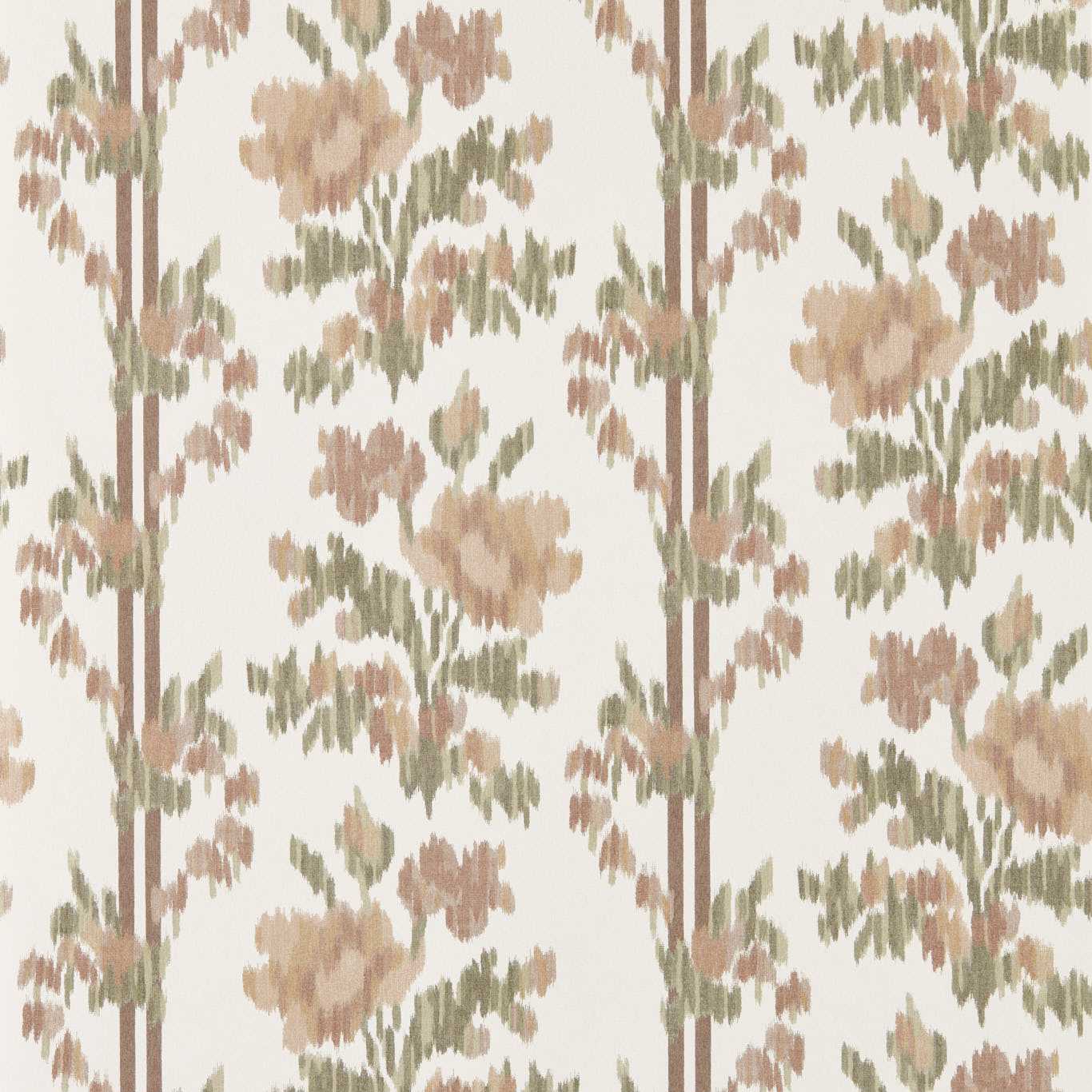 Apothecary Rose Wallpaper - Parchment & Olivine - Sanderson - DHIP217498 - Morris Wallpaper