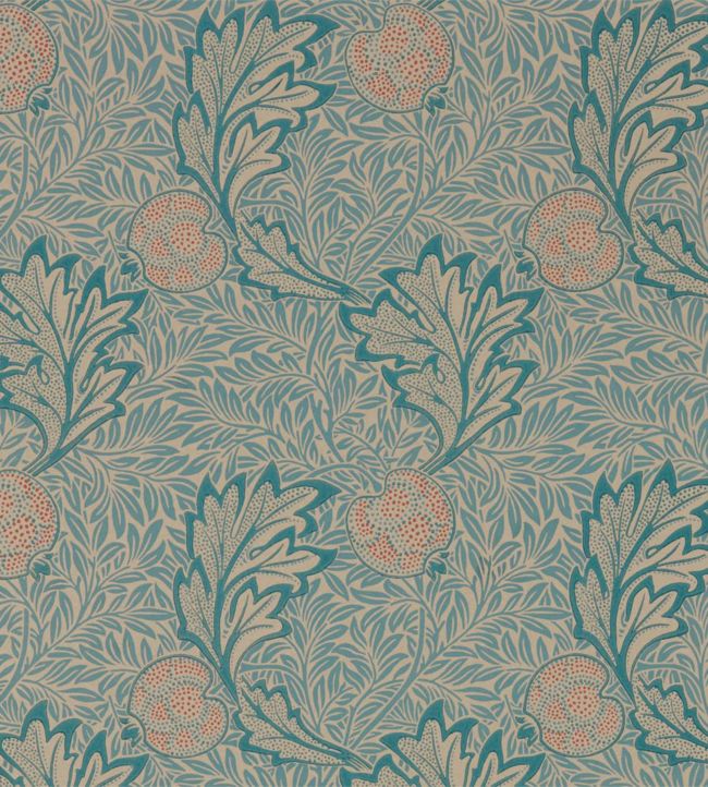 Apple Wallpaper - Indigo Antique - 216690 - Morris & Co