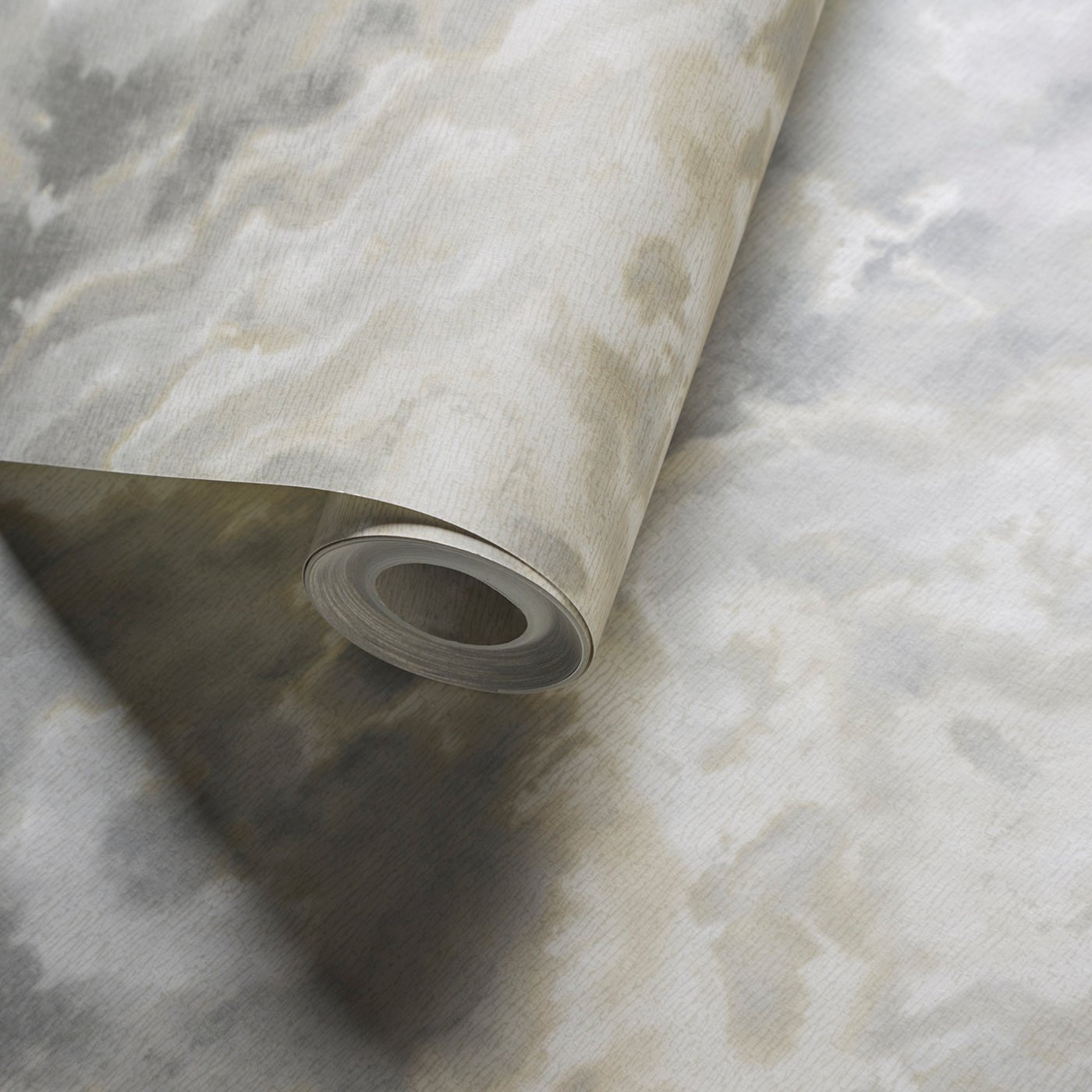Aqueous Wallpaper - Natural - Clarke & Clarke - W0147/03 - Morris Wallpaper