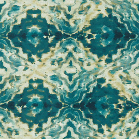 Aqueous Wallpaper - Teal - Clarke & Clarke - W0147/04 - Morris Wallpaper
