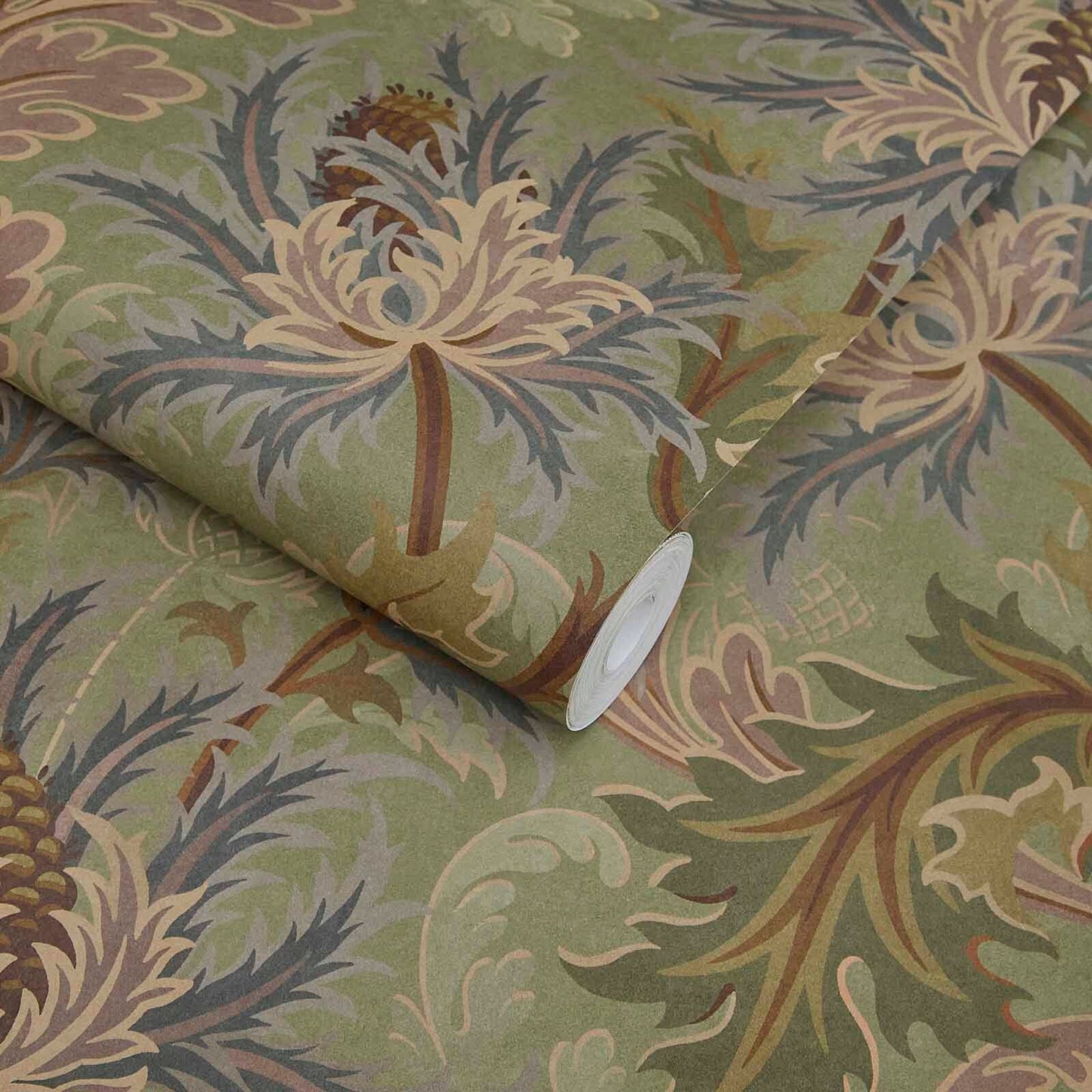 Aquifolia Wallpaper - Apple - House of Hackney - 1-WA-AQF-DI-APP-XXX - Morris Wallpaper