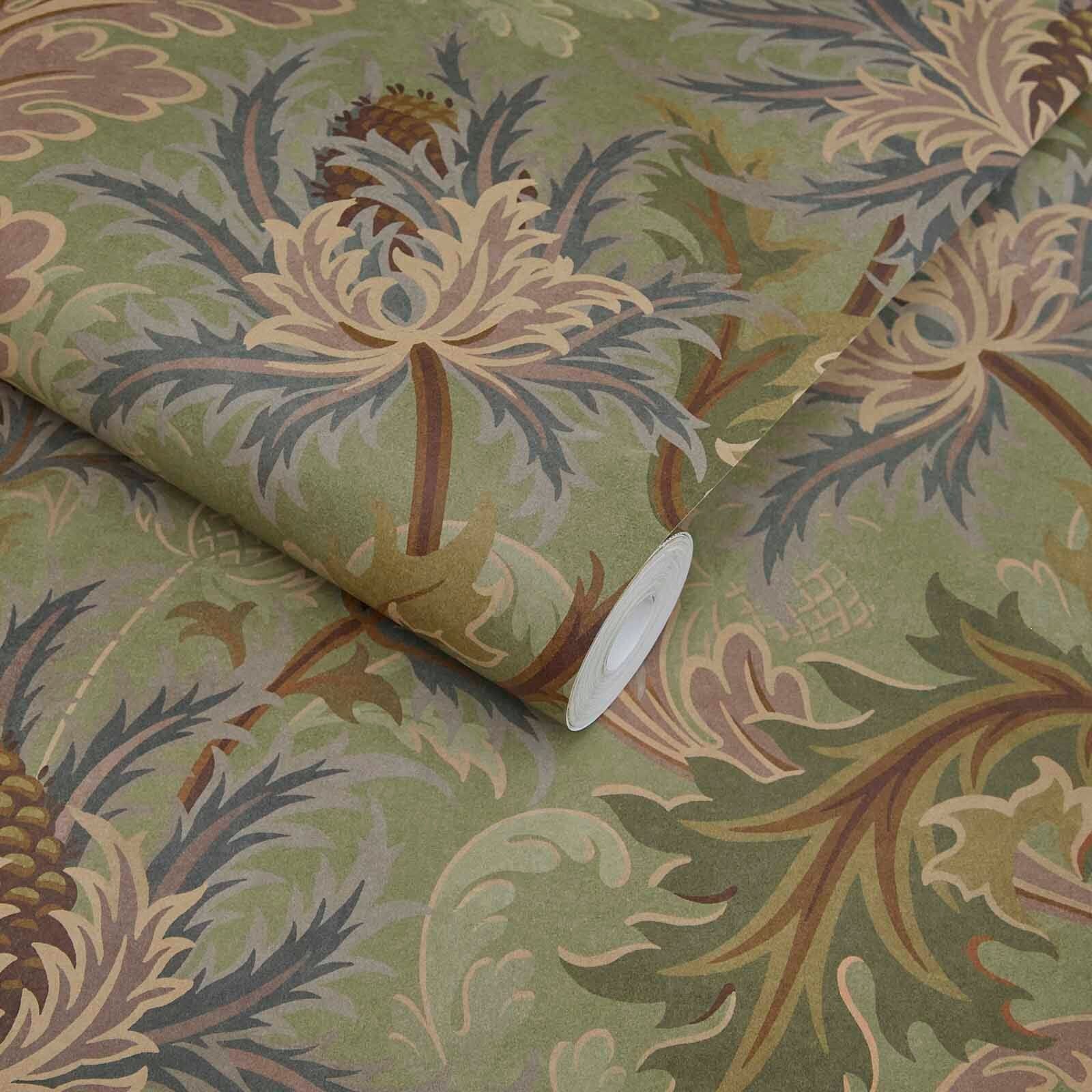 Aquifolia Wallpaper - Apple - House of Hackney - 1-WA-AQF-DI-APP-XXX - Morris Wallpaper