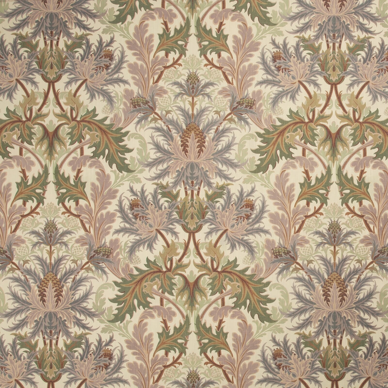 Aquifolia Wallpaper - Ecru - House of Hackney - 1-WA-AQF-DI-ECR-XXX - Morris Wallpaper