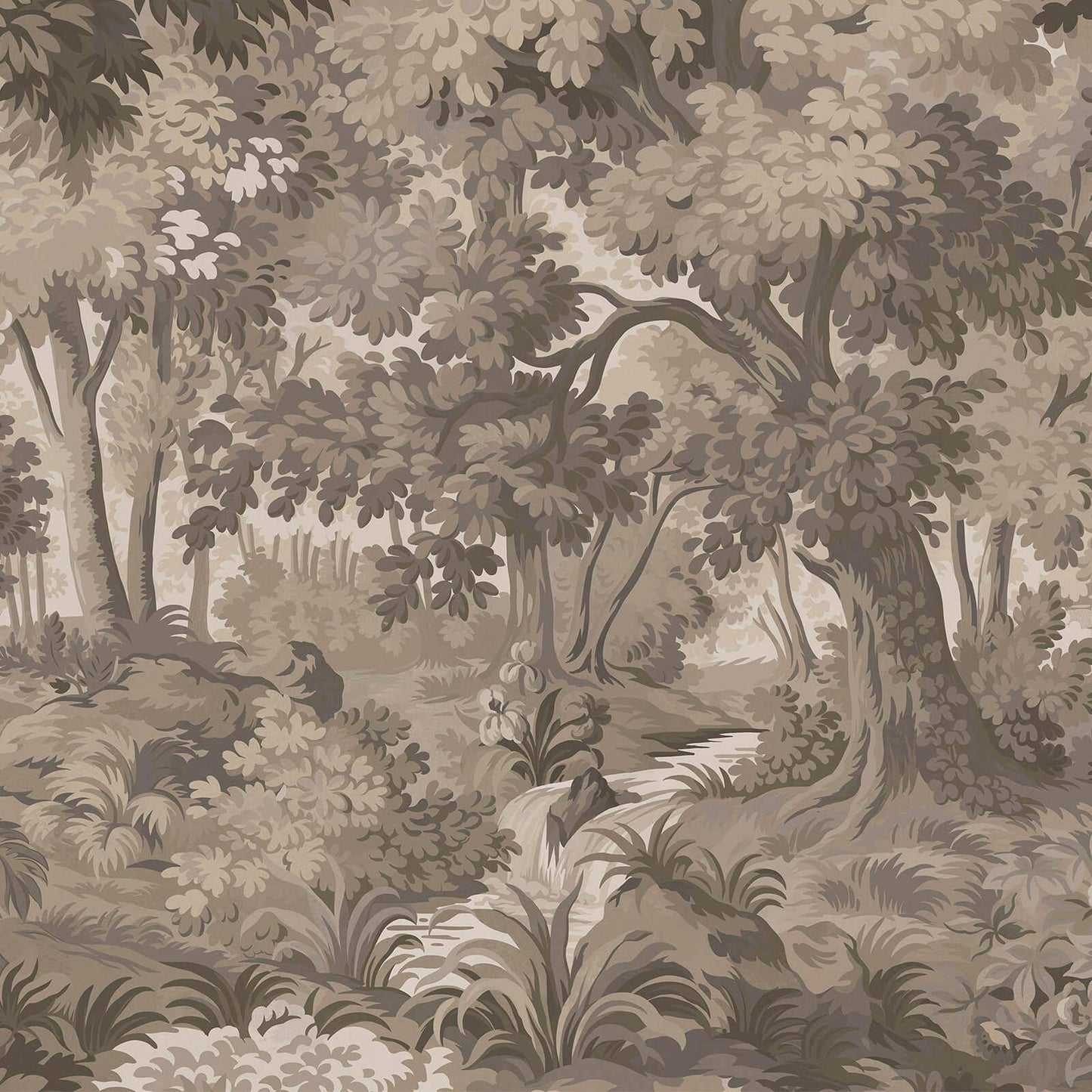 Arborea Wallpaper - Earth - House of Hackney - 1-WA-ARB-DI-TRA-XXX - Morris Wallpaper