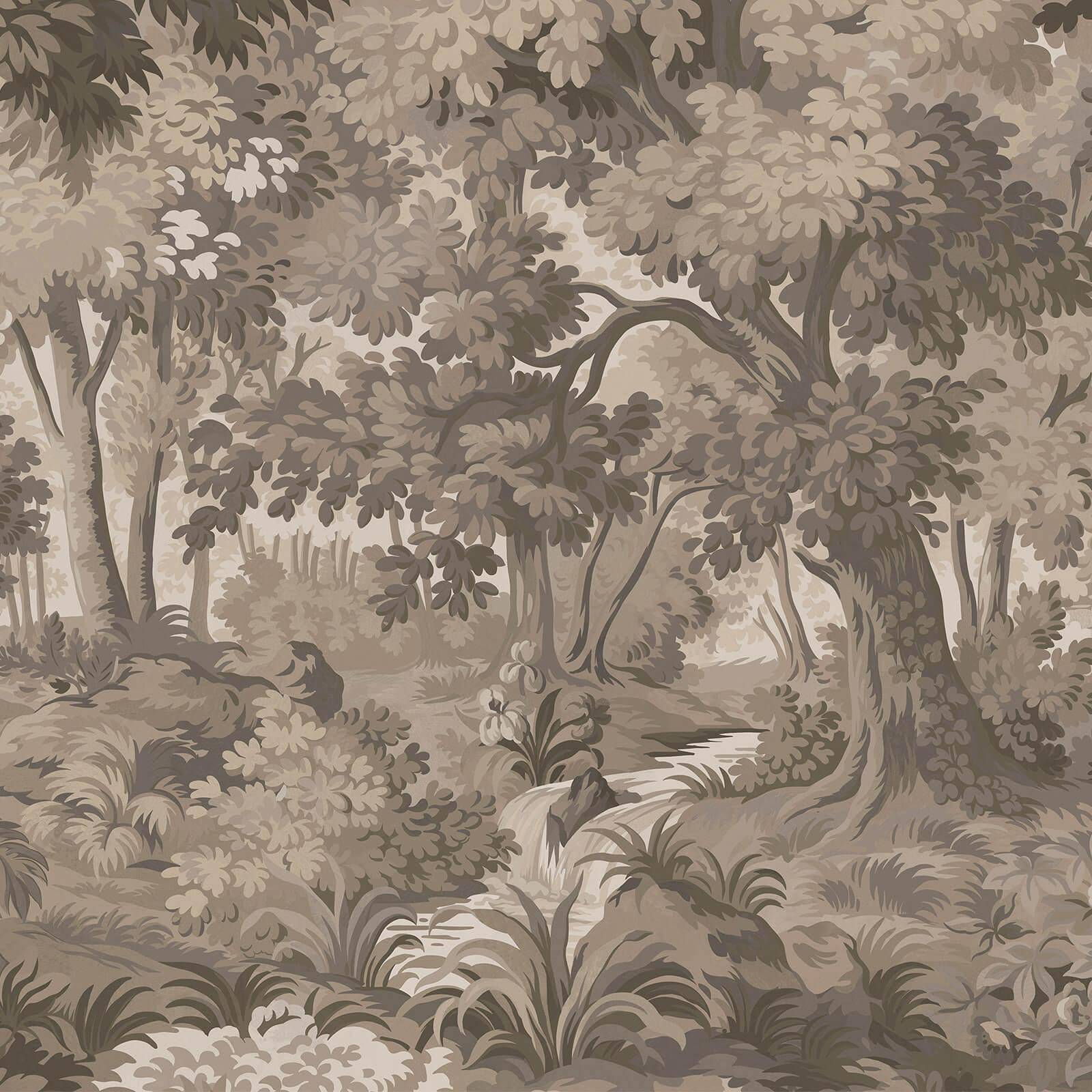 Arborea Wallpaper - Earth - House of Hackney - 1-WA-ARB-DI-TRA-XXX - Morris Wallpaper