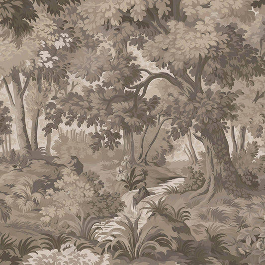 Arborea Wallpaper - Earth - House of Hackney - 1-WA-ARB-DI-TRA-XXX - Morris Wallpaper