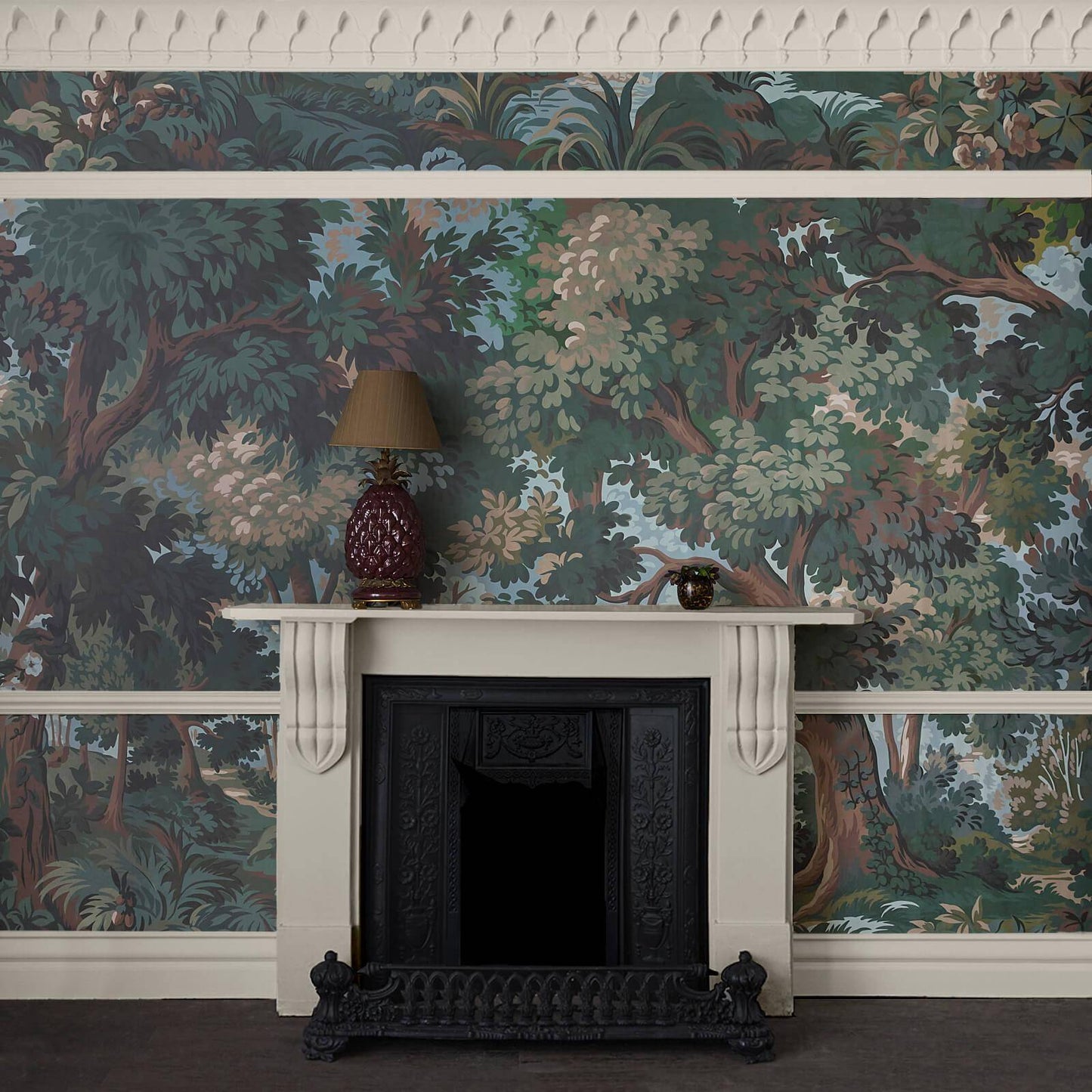 Arborea Wallpaper - Euphorbia - House of Hackney - 1-WA-ARB-DI-EUP-XXX - Morris Wallpaper