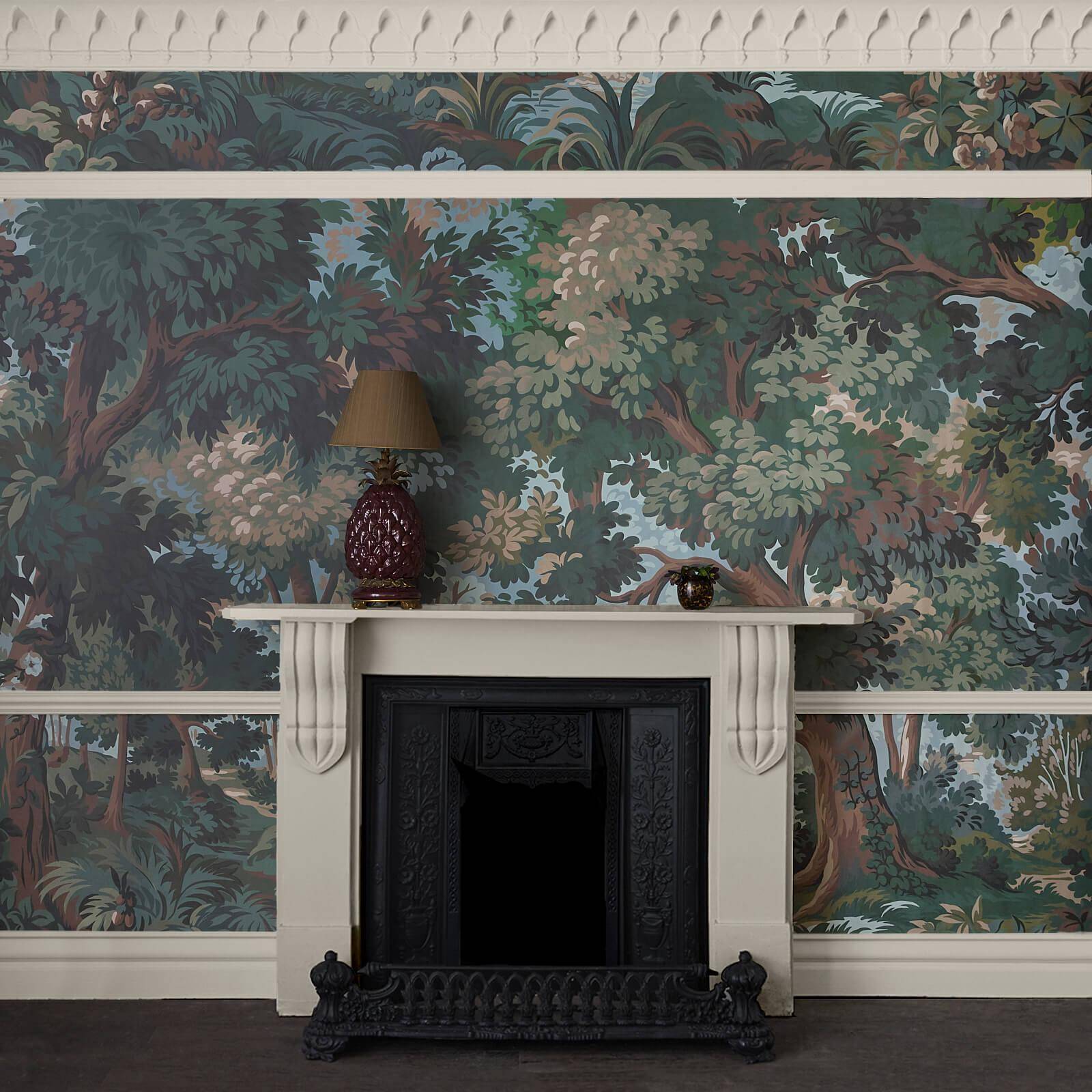 Arborea Wallpaper - Euphorbia - House of Hackney - 1-WA-ARB-DI-EUP-XXX - Morris Wallpaper