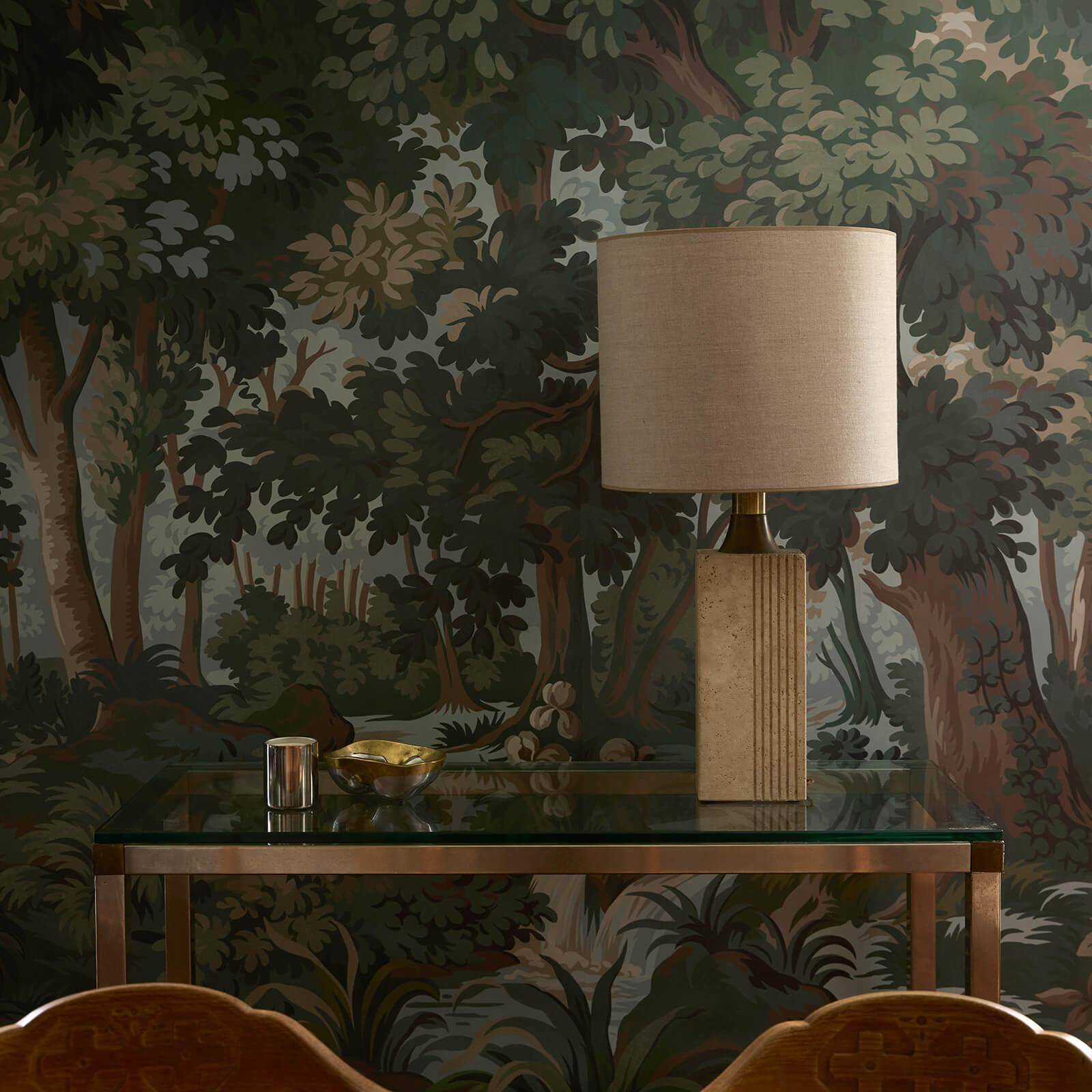 Arborea Wallpaper - Euphorbia - House of Hackney - 1-WA-ARB-DI-EUP-XXX - Morris Wallpaper
