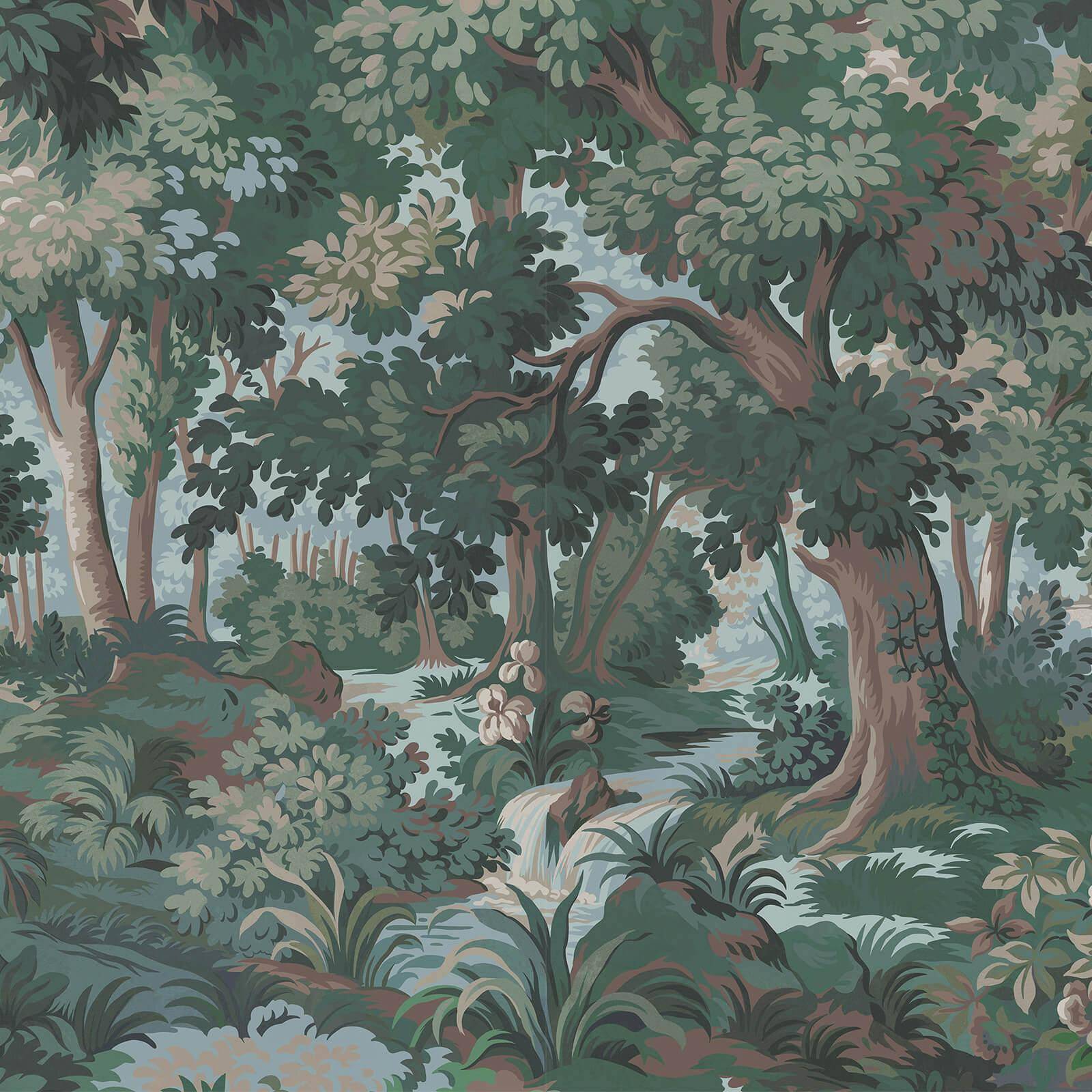 Arborea Wallpaper - Euphorbia - House of Hackney - 1-WA-ARB-DI-EUP-XXX - Morris Wallpaper