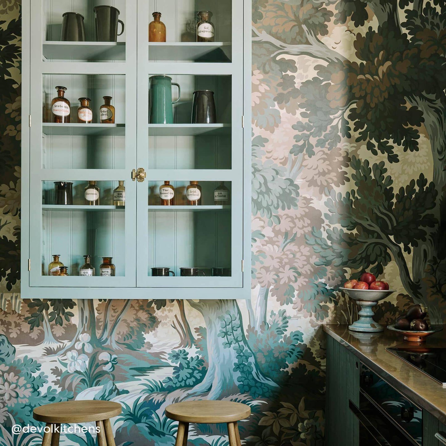 Arborea Wallpaper - Tourmaline - House of Hackney - 1-WA-ARB-DI-TOU-XXX - Morris Wallpaper