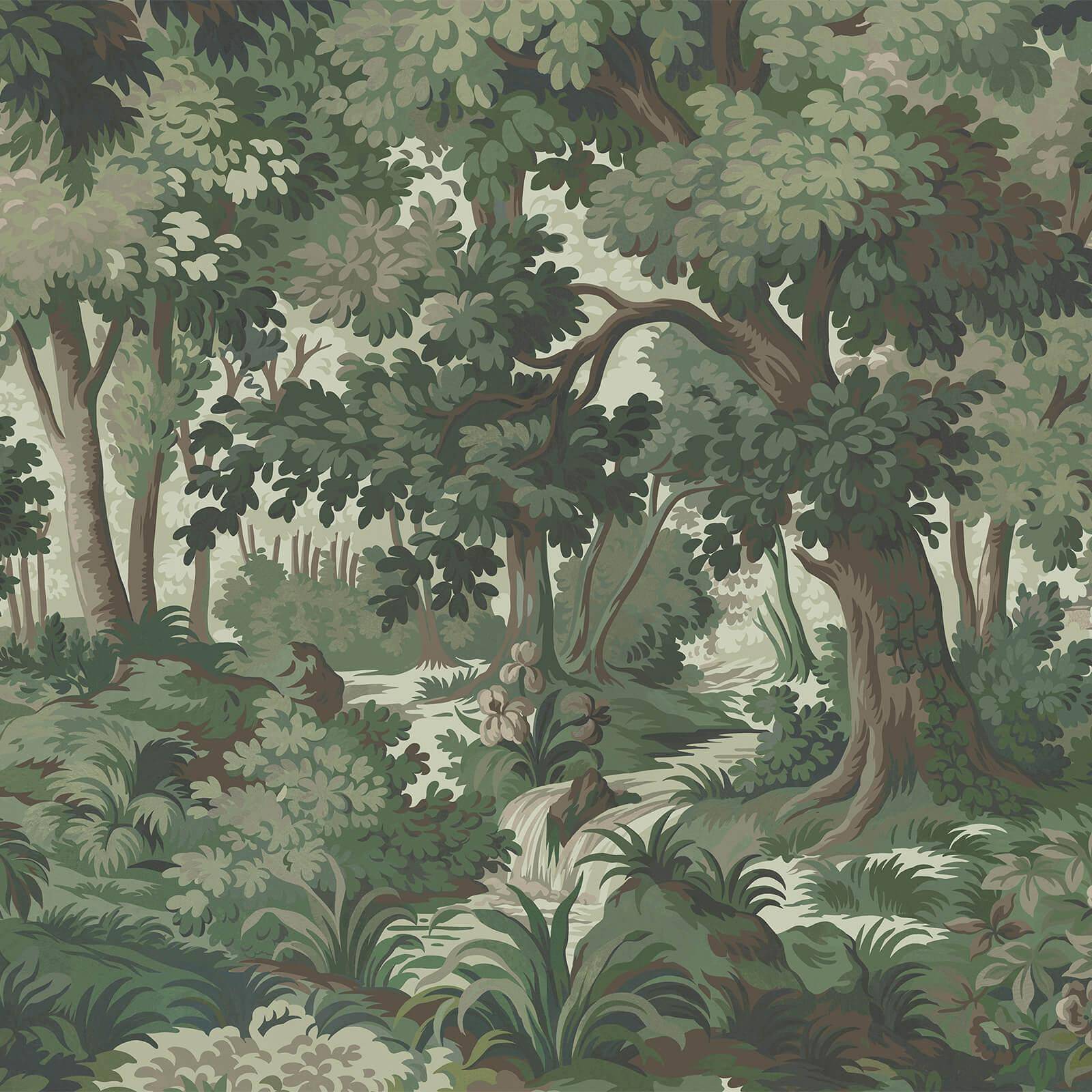 Arborea Wallpaper - Verde - House of Hackney - 1-WA-ARB-DI-VER-XXX - Morris Wallpaper