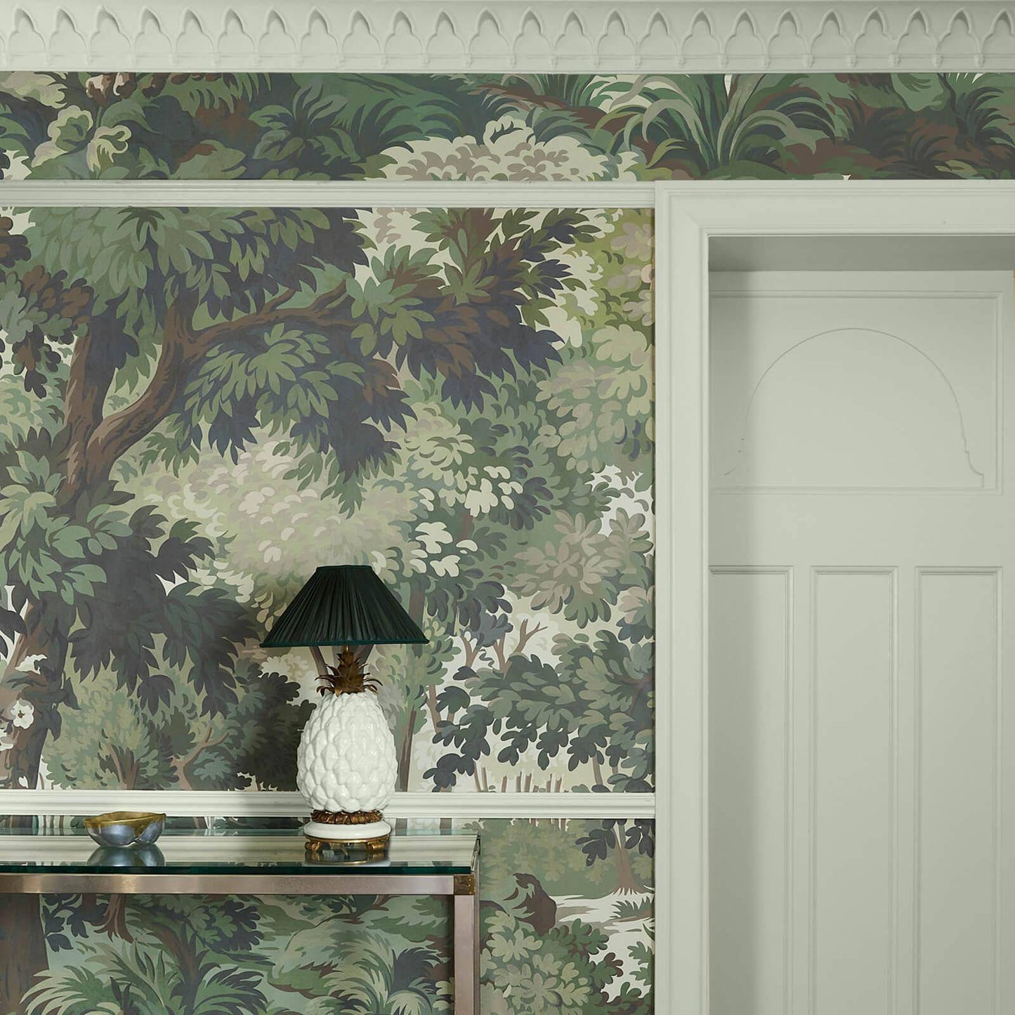 Arborea Wallpaper - Verde - House of Hackney - 1-WA-ARB-DI-VER-XXX - Morris Wallpaper
