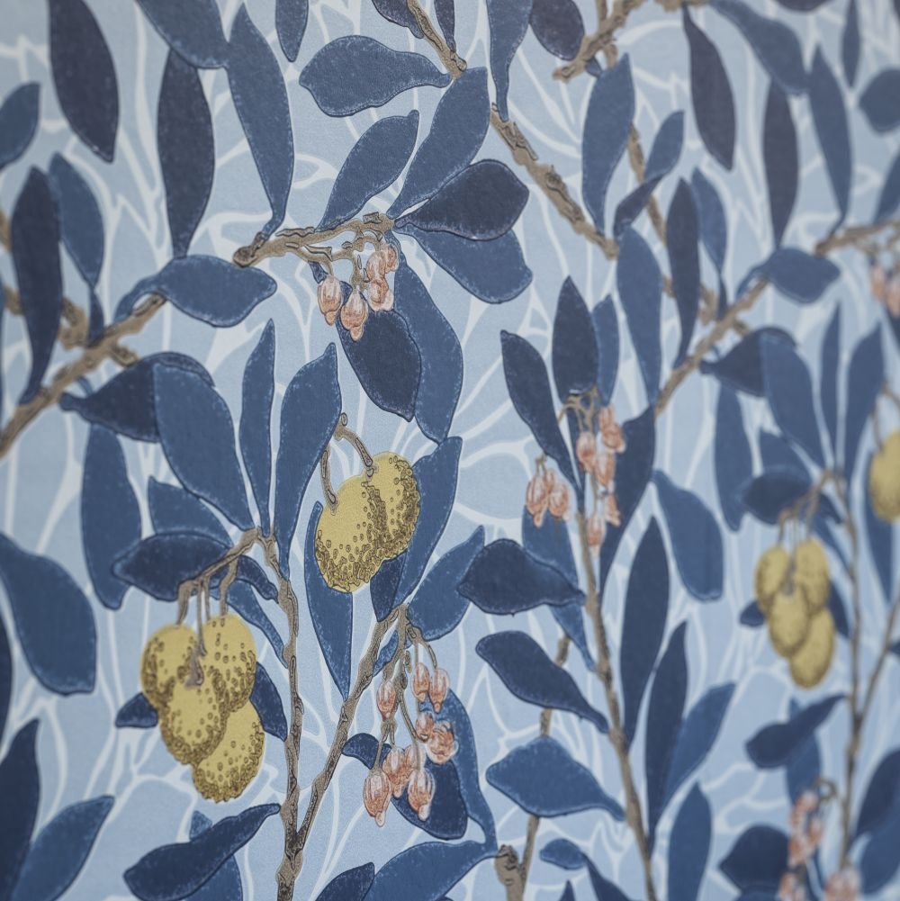 Arbutus Morris Wallpaper - Sunflower - 217376 - Morris & Co - Morris Wallpaper