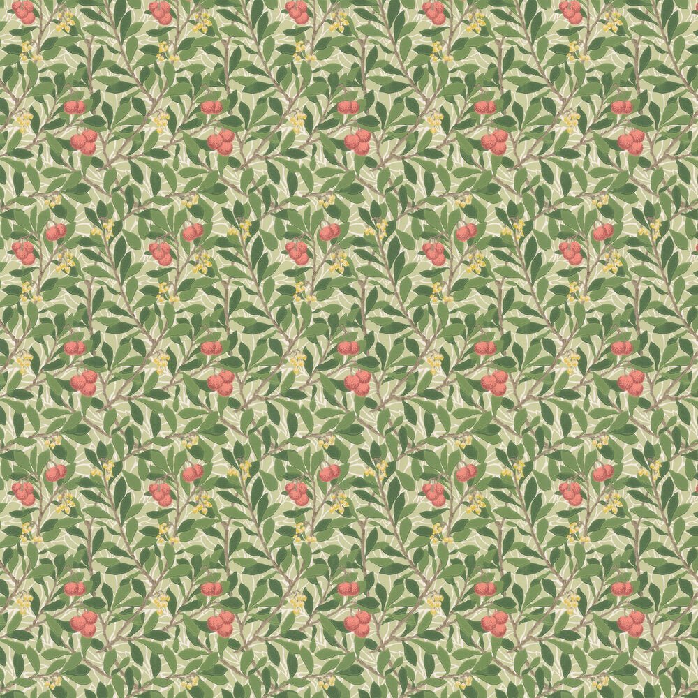Arbutus Wallpaper - Rose - 217377 - Morris Wallpaper WD