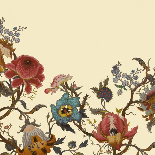Artemis Climbing Walls Wallpaper - Ecru - House of Hackney - 1-WA-ART-DI-ECR-PBL - Morris Wallpaper