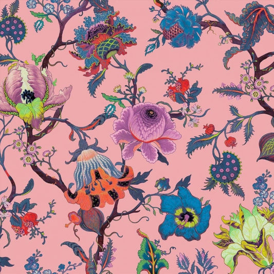 Artemis Wallpaper - Amaranth-Pink - House of Hackney - 1-WA-ART-DI-PNK-XXX - Morris Wallpaper