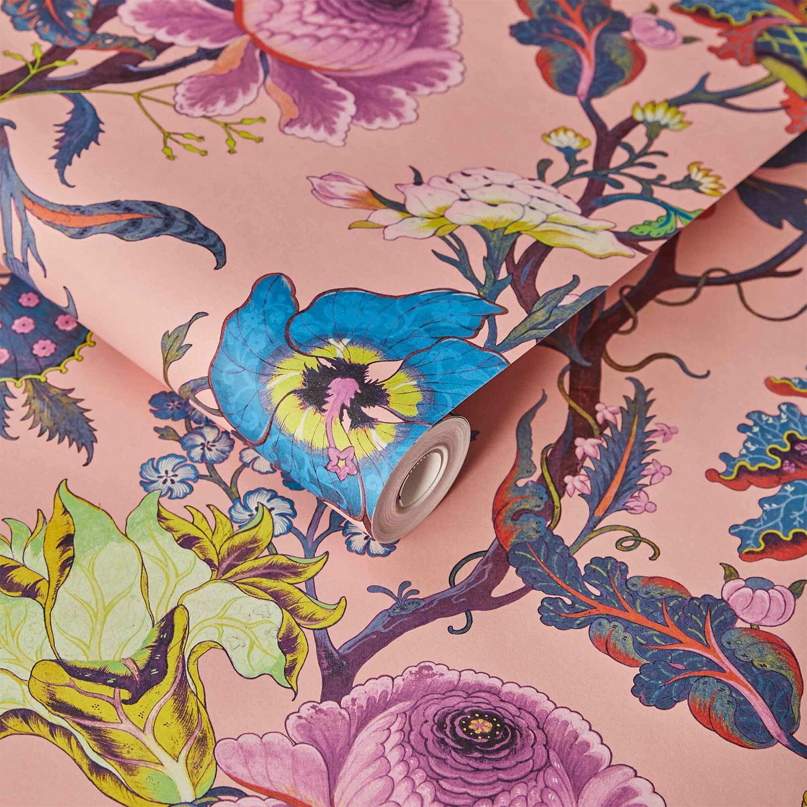 Artemis Wallpaper - Amaranth-Pink - House of Hackney - 1-WA-ART-DI-PNK-XXX - Morris Wallpaper