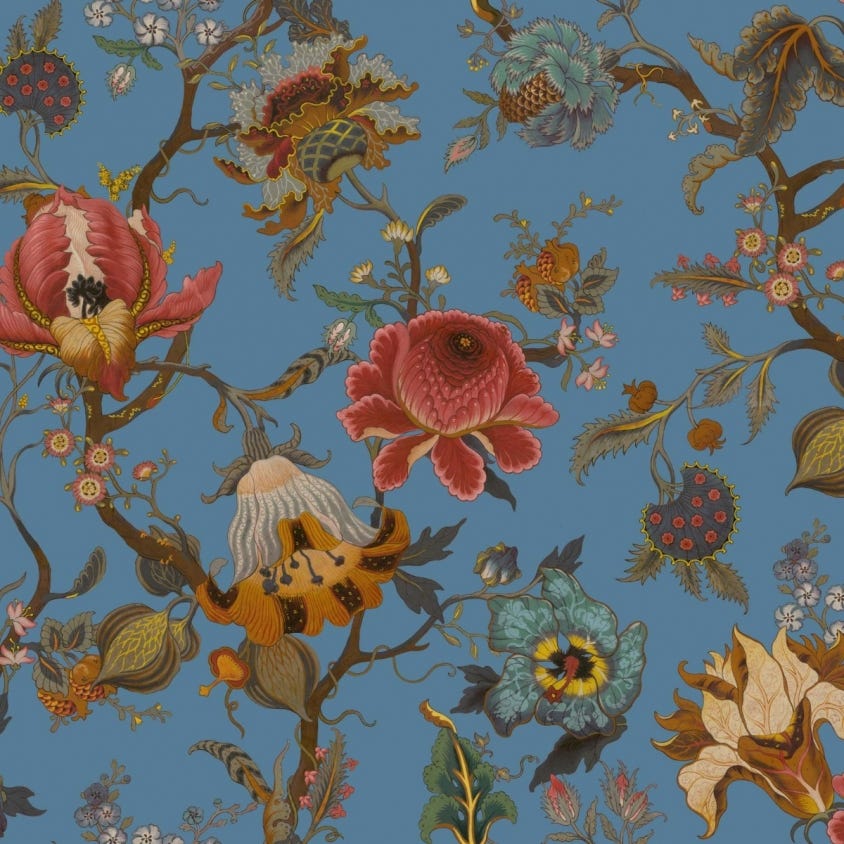 Artemis Wallpaper - Azure - House of Hackney - 1-WA-ART-DI-AZU-XXX - Morris Wallpaper