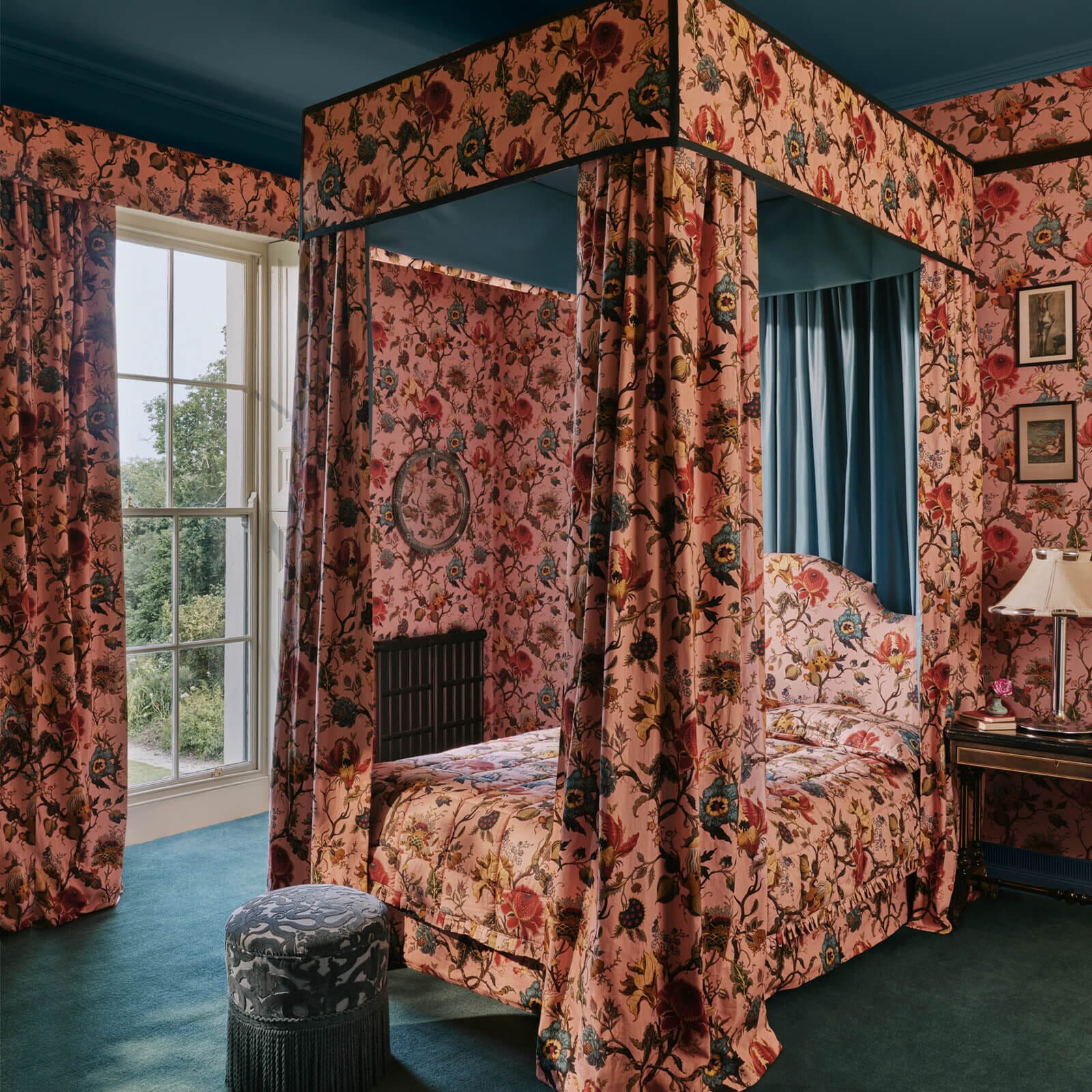 Artemis Wallpaper - Blush - House of Hackney - 1-WA-ART-DI-BLS-XXX - Morris Wallpaper