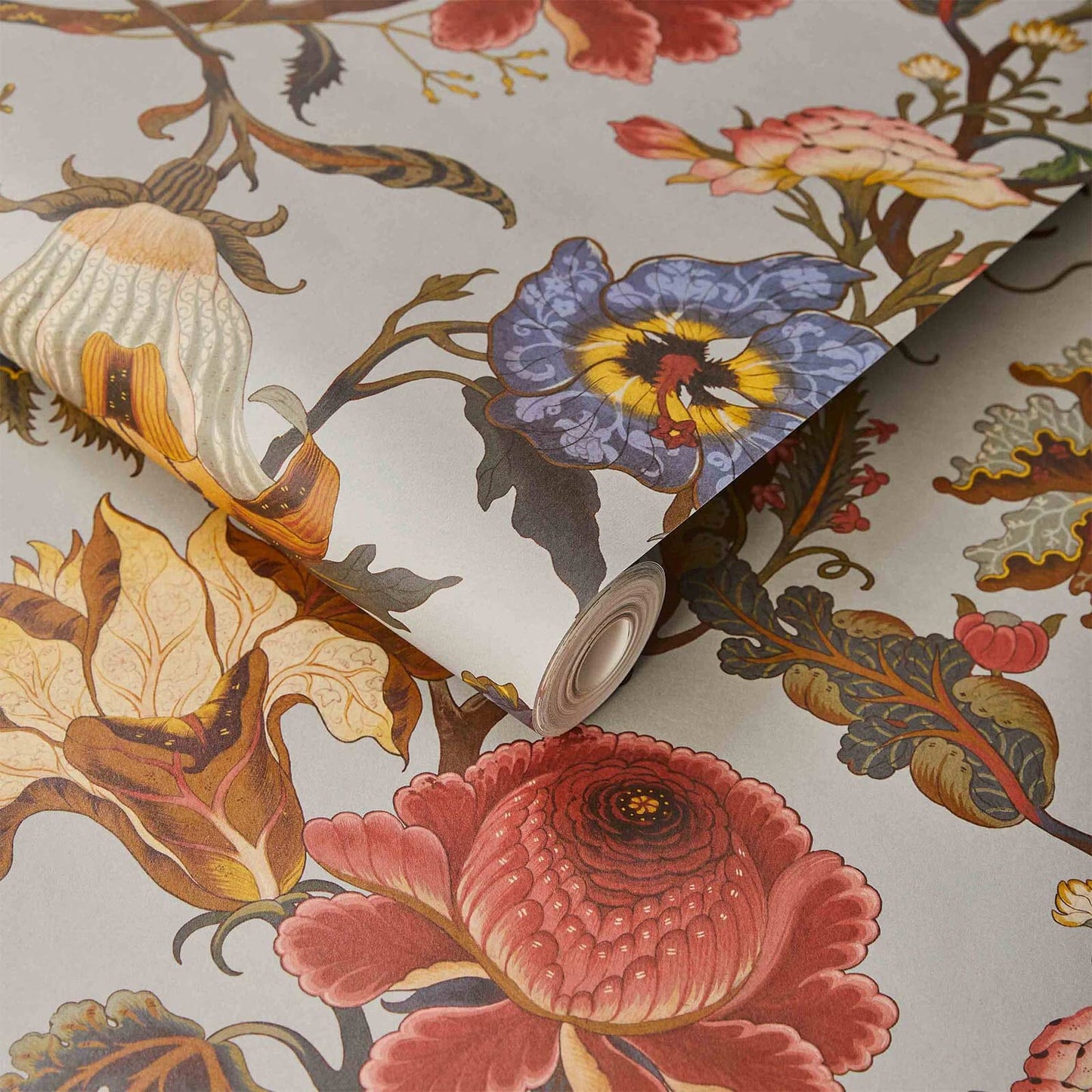 Artemis Wallpaper - Dove-Grey - House of Hackney - 1-WA-ART-DI-GRY-XXX - Morris Wallpaper