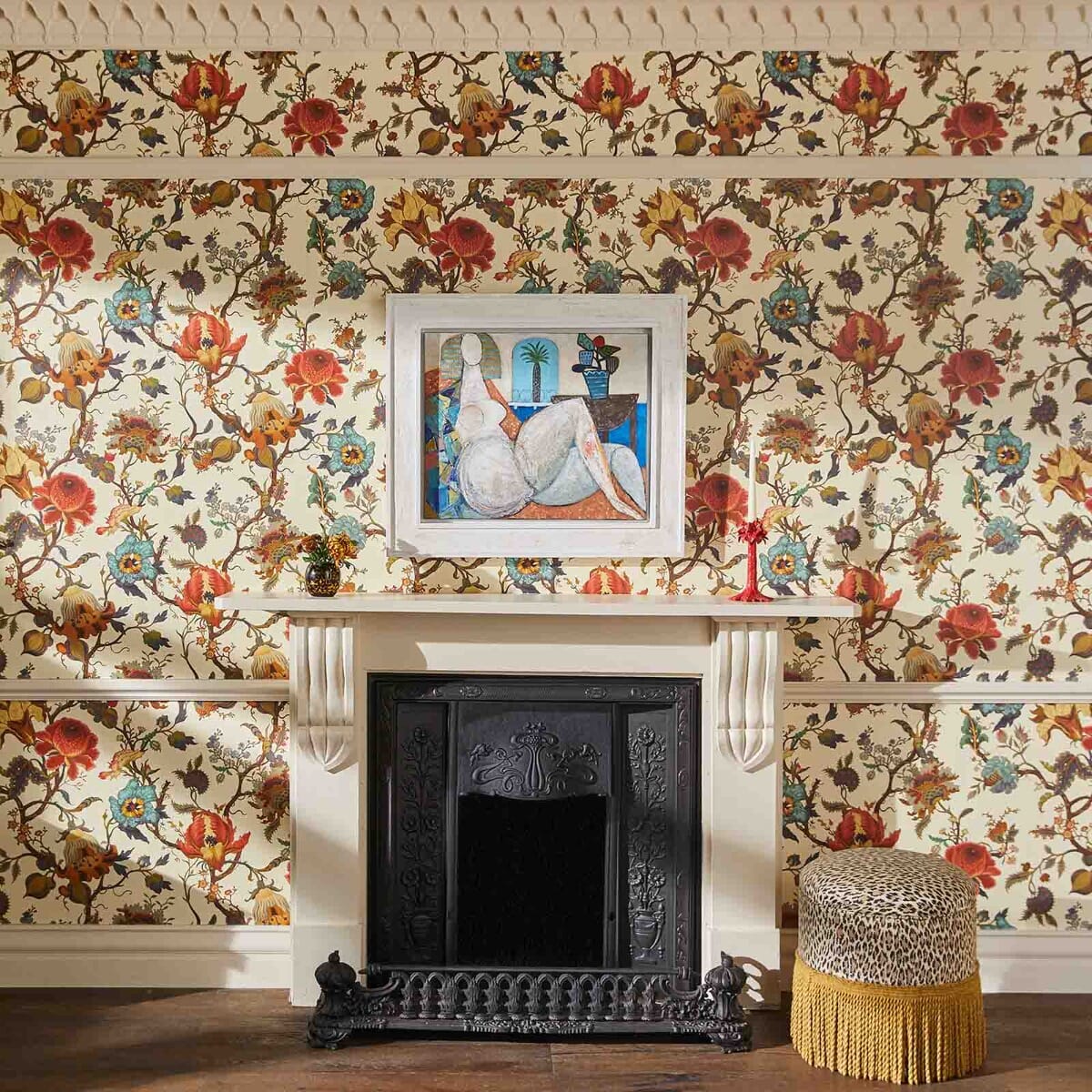 Artemis Wallpaper - Ecru - House of Hackney - 1-WA-ART-DI-ECR-XXX - Morris Wallpaper